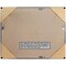 Beveled Wood Bathroom Wall Mirror, Distressed Rustic Brown Frame
